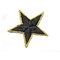 Embroidered Iron On Star Patch Applique for Clothing Bags and DIY Projects